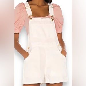 Weworewhat white linen romper